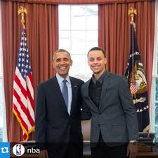 President Obama Beats Steph Curry